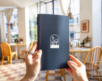 Custom Leather Menu Book: Menu Cover for Restaurant, Cafe & Bar