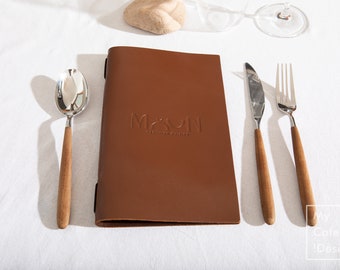 Restaurant-Menüumschlagbuch, Leder-Menüumschläge, individuell personalisierte Menühalter, Café-Bar-Menüumschläge, Menüordner, Menü-Folio, Menühüllen