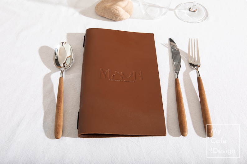 Restaurant Leather Menu Cover