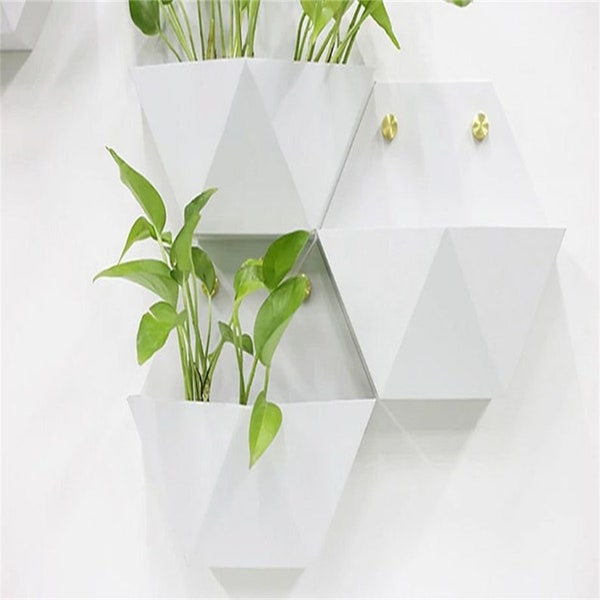 Metal Wall Planter Etsy UK
