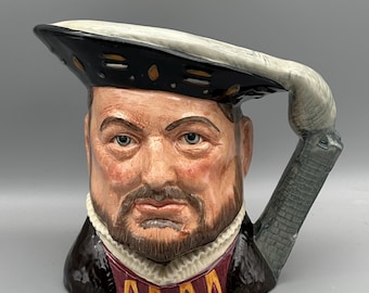 Royal Doulton 'Henry VIII D6642 Character Toby Jug Signed (Large Size)