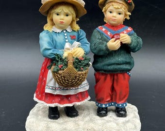 Christine Haworth Winter Walk Figurine Theleonardo Collection - Etsy