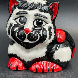 Figurine de chat Frizzle Lorna Bailey signée sur la base