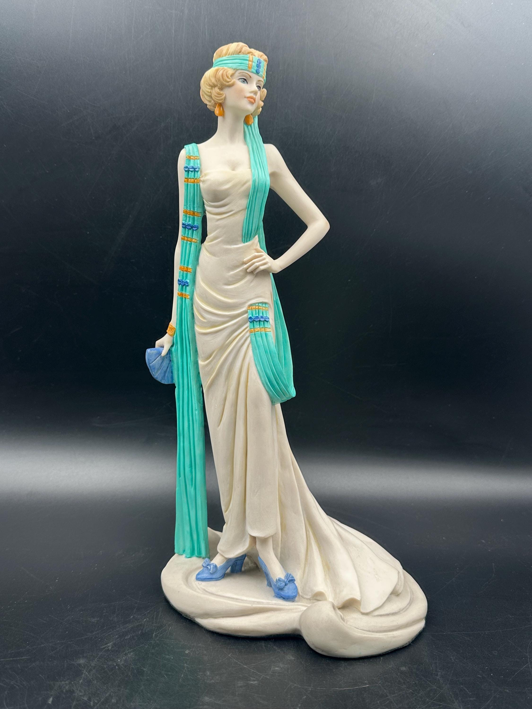 Coalport Roaring Twenties Figurine Lady With Green Sash