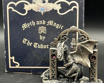 Vintage Pewter Dragon - Spoontiques - 1984 - Etsy