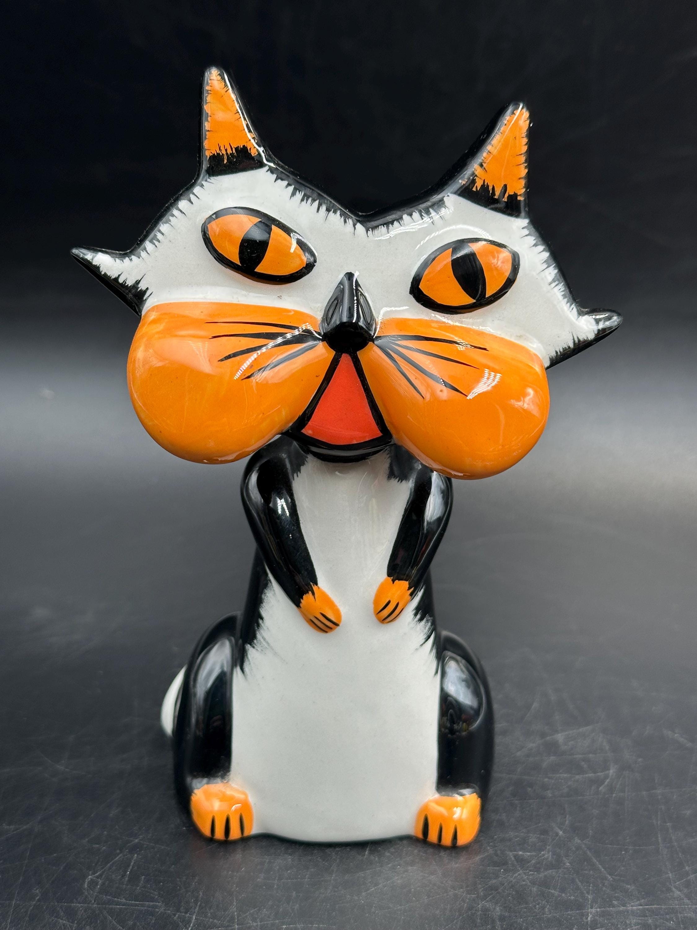 Lorna Bailey C.C Cat Figurine Signed on Base Early Addition - Etsy