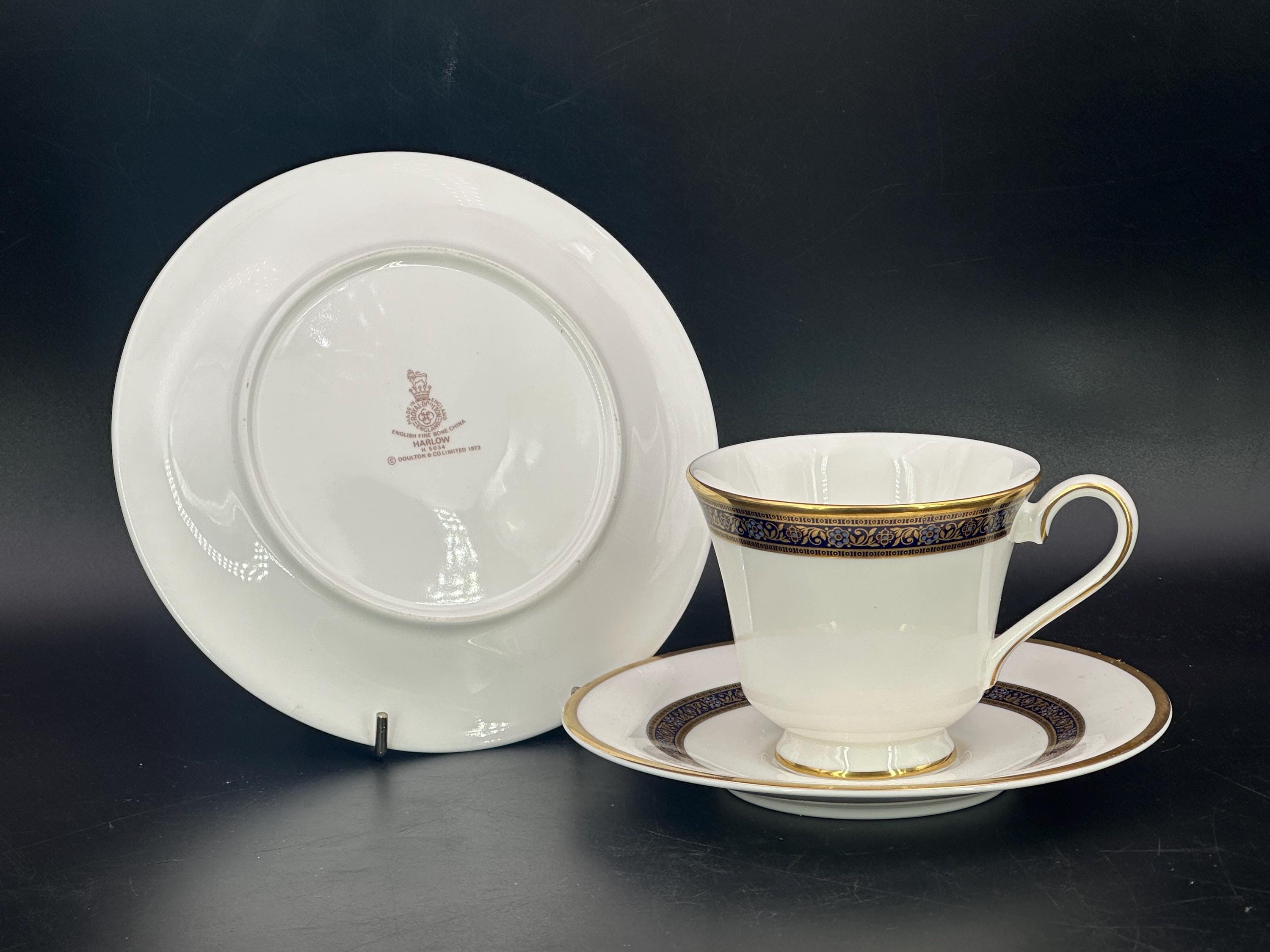 Royal Doulton Harlow H5034 Bone China Trio Set - Etsy