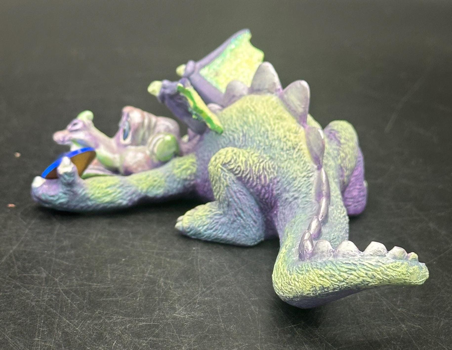 Mood Dragons Sneaky Figurine Franklin Mint Limited Edition