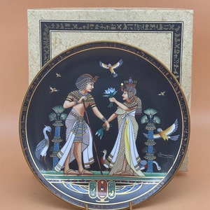 コレクション CLEOPATRA 22K Hand Paint PORCELAIN PLATE Cleopatra Plate - Etsy Canada