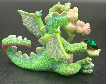 Mood Dragons Lucky Figurine Franklin Mint Limited Edition Numbered