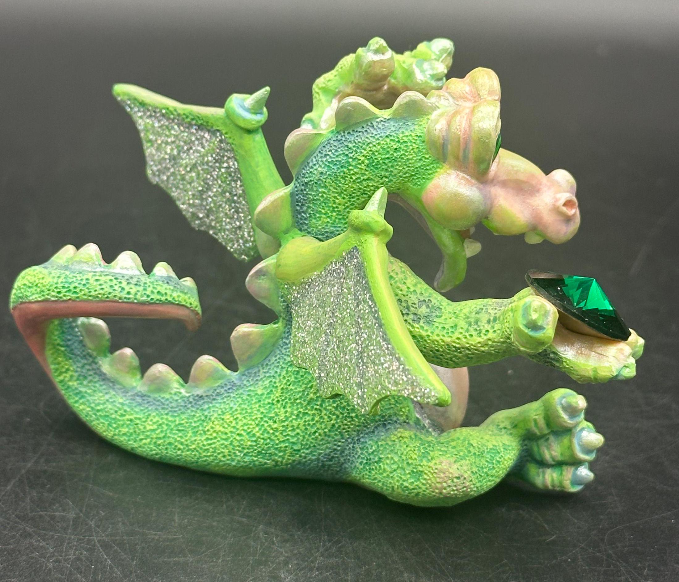 Mood Dragons Lucky Figurine Franklin Mint Limited Edition Numbered