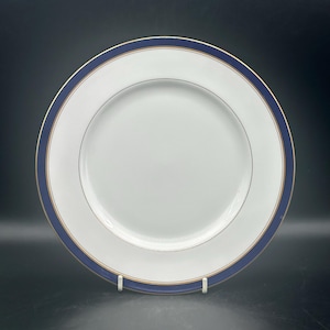 Royal Worcester Piatto Fondo Blu Italiano - Stoviglia In Terracotta Alta Qualità - Diametro 22,9 Cm - Ispirato A Downton Abbey