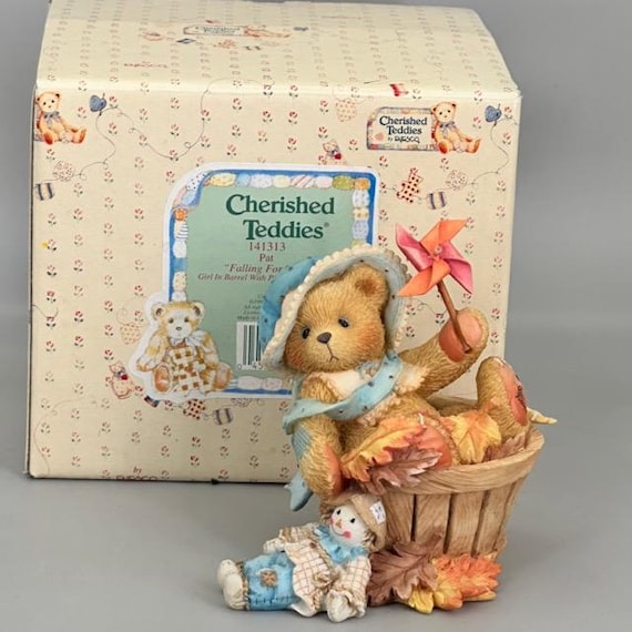 Cherished Teddies Pat Falling for You Figurine Boxed - Etsy