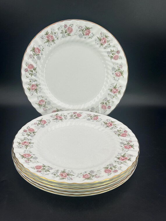 Minton Spring Bouquet Dinner Plates Set of Six 10.1/2