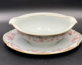 Salsera RC Noritake Rosalie con soporte