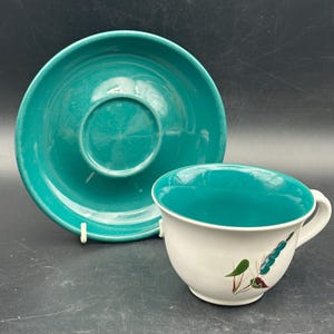 Grès Denby Greenwheat - Tasse à thé et soucoupe