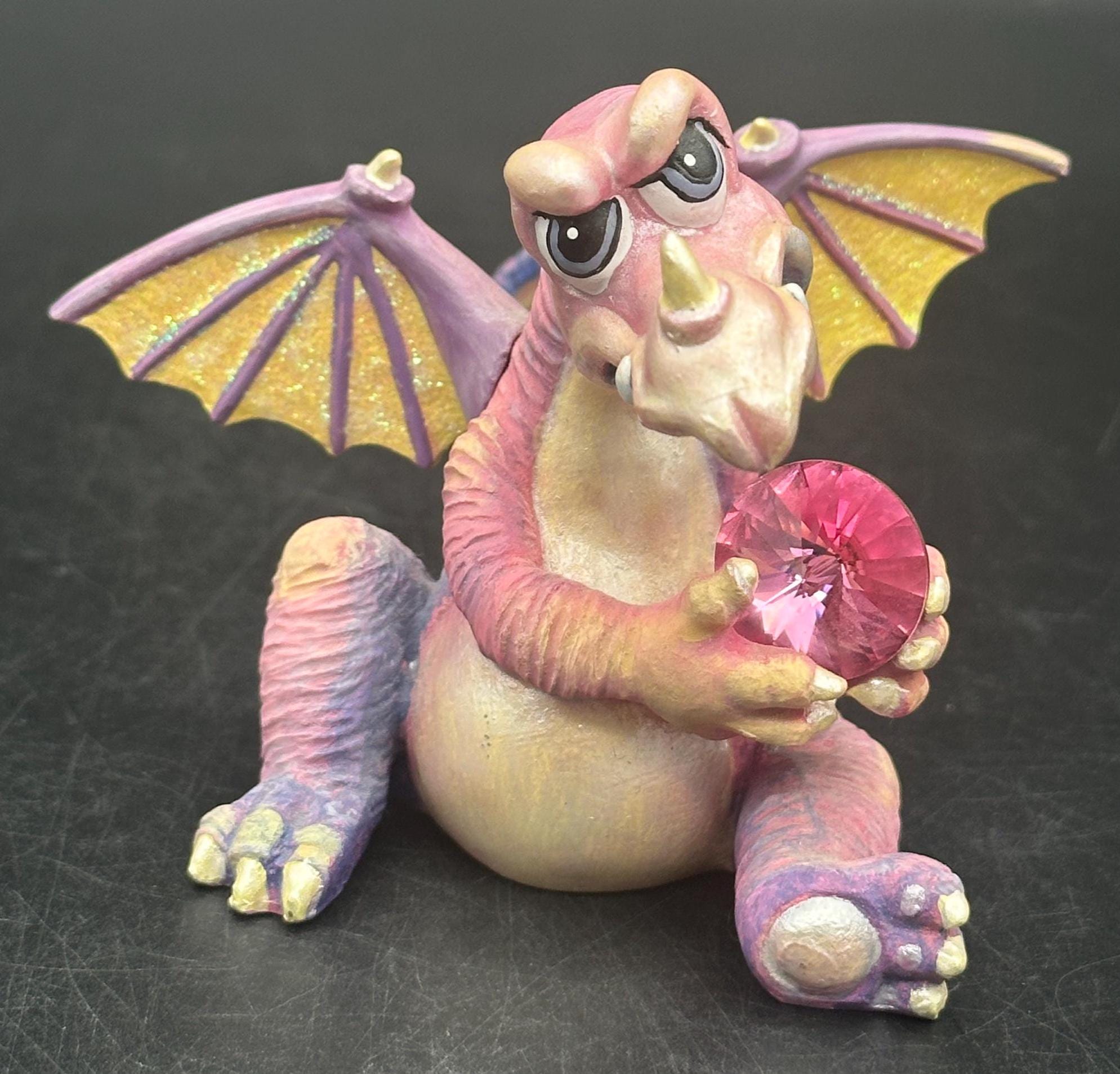 Mood Dragons Huffy Figurine Franklin Mint Limited Edition Numbered
