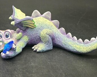 Mood Dragons Sneaky Figurine Franklin Mint Limited Edition