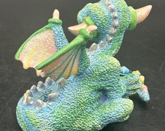 Mood Dragons Gloomy Figurine Franklin Mint Limited Edition
