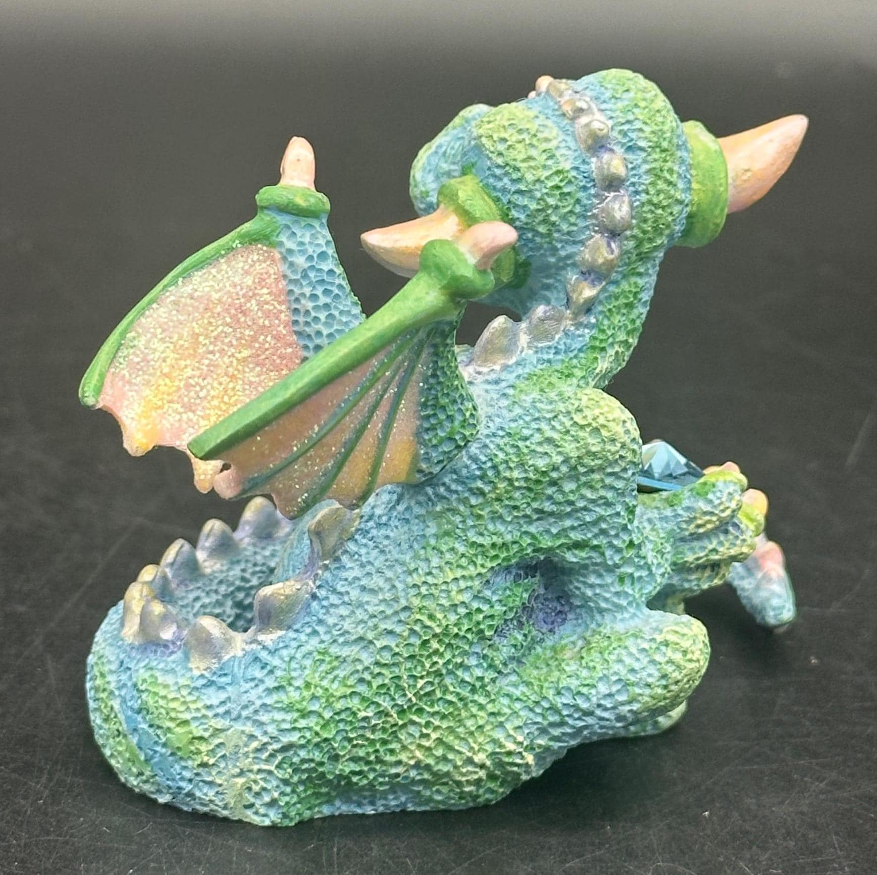 Mood Dragons Gloomy Figurine Franklin Mint Limited Edition