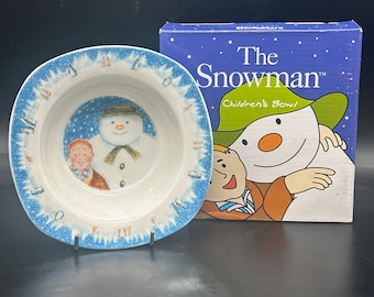 The Snowman Childrens Bowl Coalport First Edition Boxed