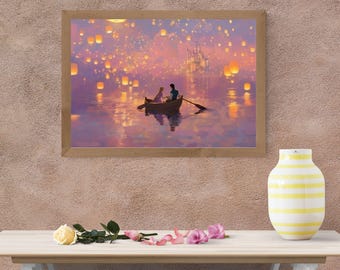 I See the Light Lantern Wall Art | Tangled Inspired | Instant Digital Download