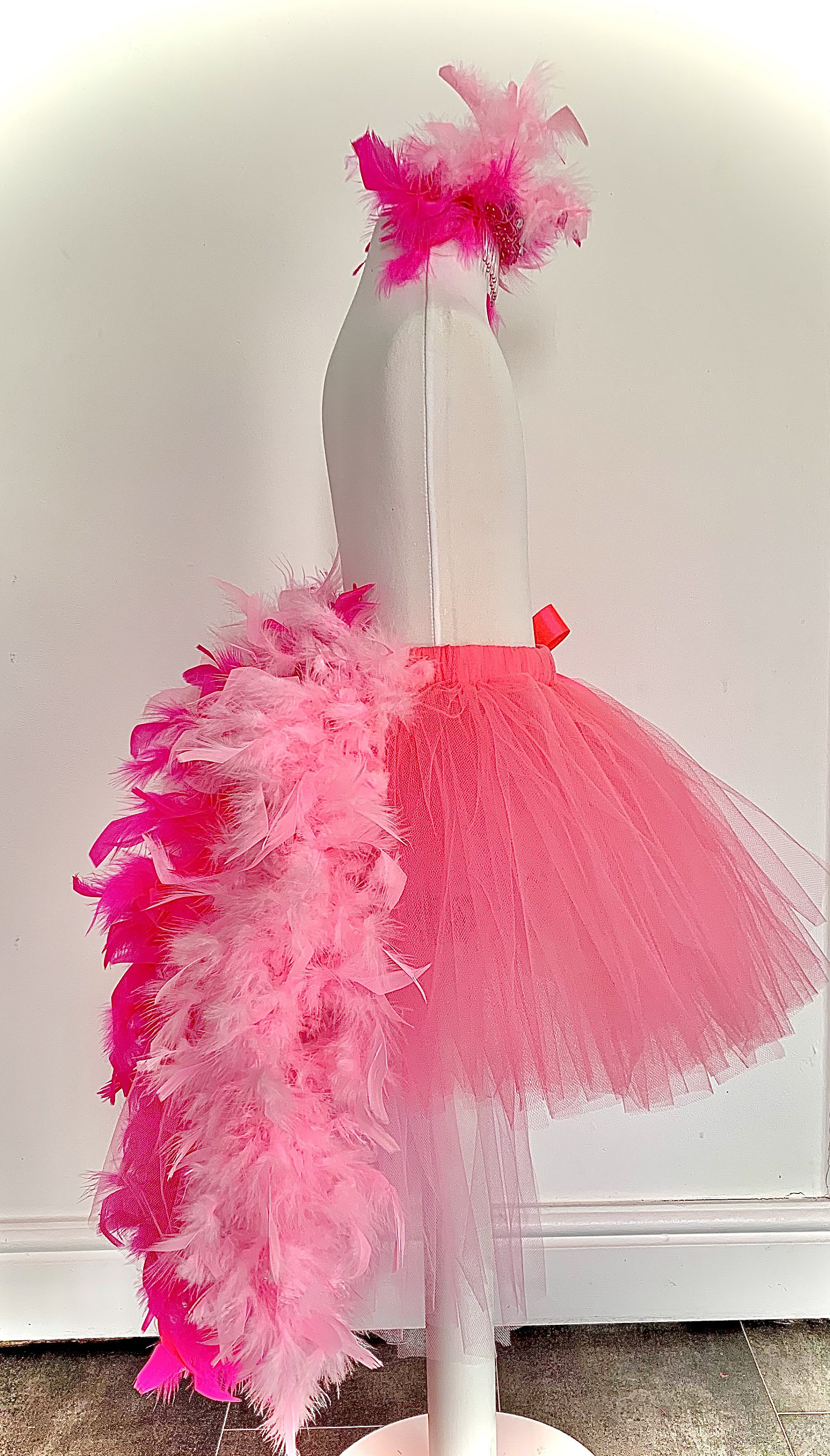 Flamingo Costume Tutu Skirt Halloween Costume Halloween Costume Idea  Halloween Costume for Girl Flamingo Party Flock Get Flocked up Feather 