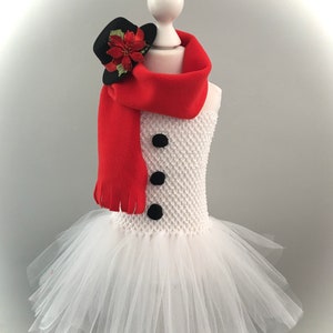 Traje de tutú muñeco de nieve 'Breanna' traje de niña de invierno