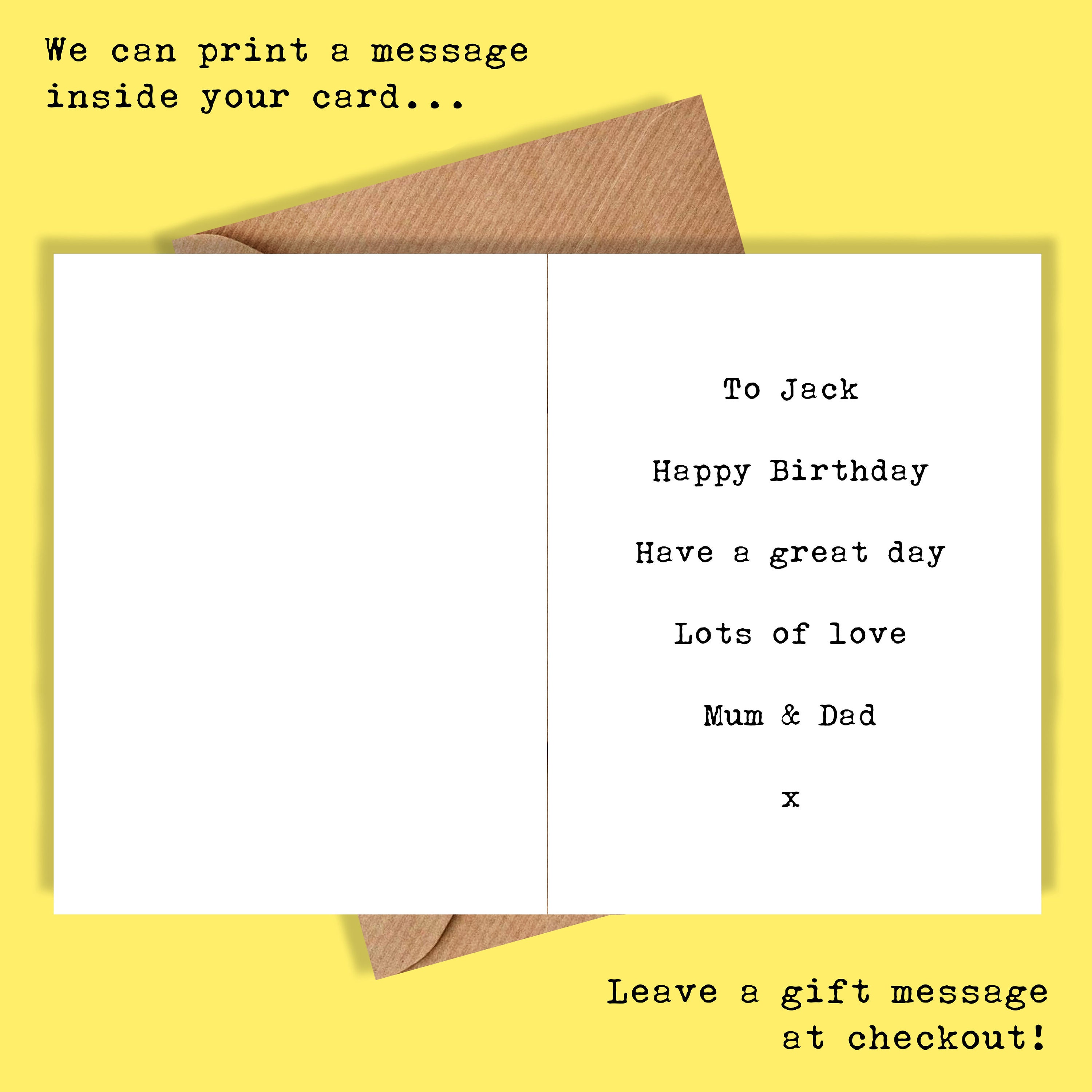 Scooby Doo Personalised Birthday Card Scooby Doo Birthday - Etsy