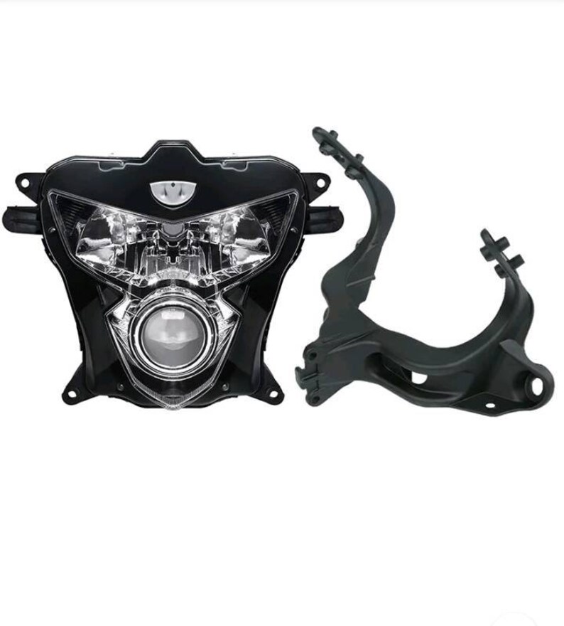 2004-2005 SUZUKI GSX-R 600/750 Front Head Light Assembly And Front Fairing Upper Stay Bundle (NEW) item image