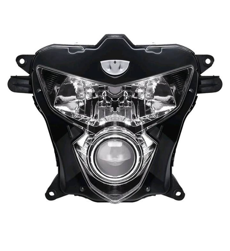 2004-2005 SUZUKI GSX-R 600/750 Front Head Light Assembly And Front Fairing Upper Stay Bundle (NEW) image