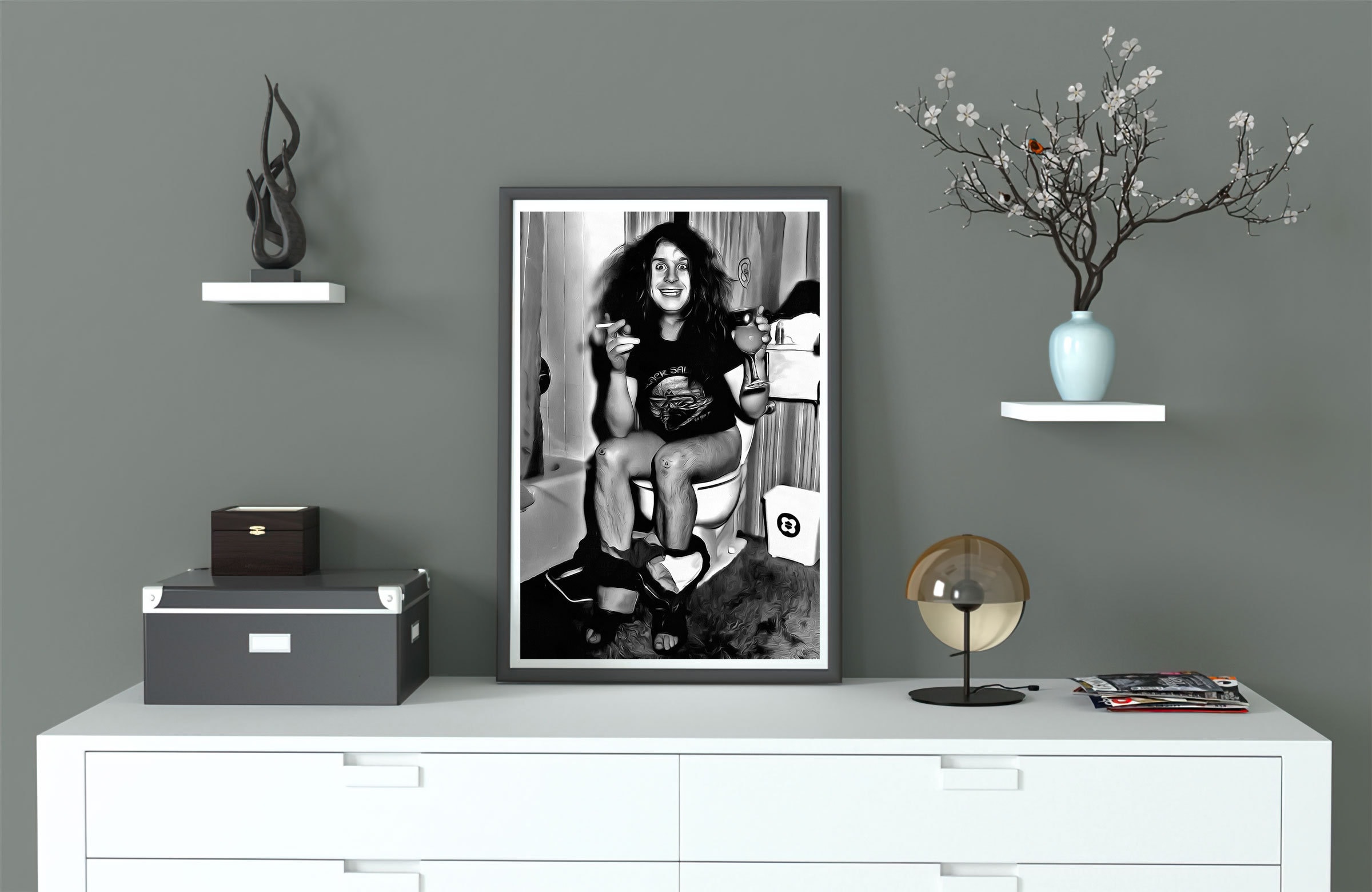 ozzy osbourne picture frame
