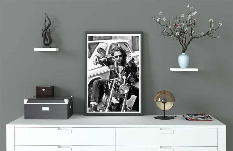 Michael Hutchence Art Real Cotton Canvas Print. Frame Ready Etsy