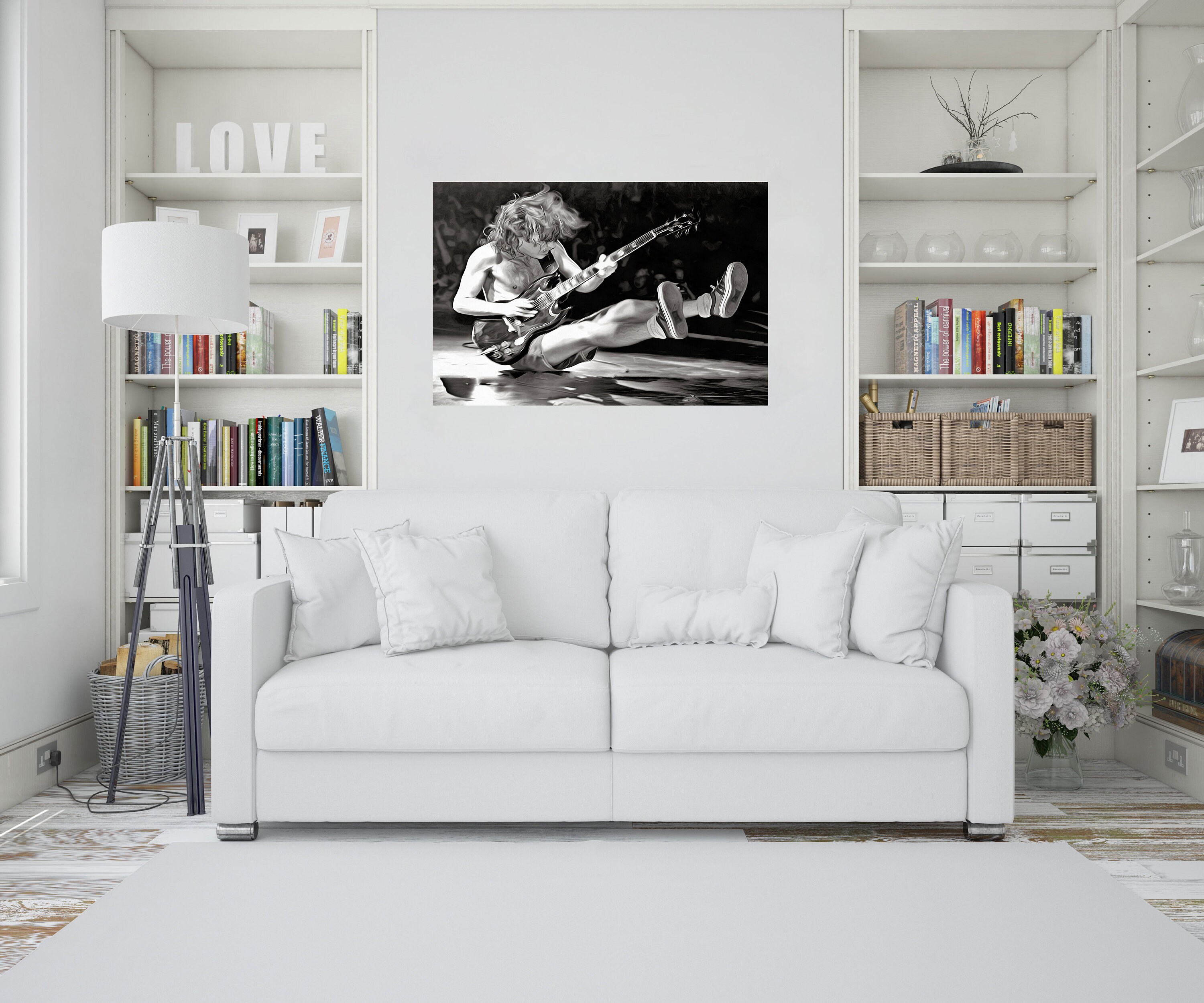Upgrade Your 'Angus Ranch' (Style 1) Canvas To 24x48 Inches main image 1