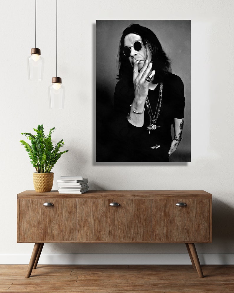 ozzy osbourne framed art