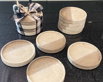 Concrete Coasters set of 4