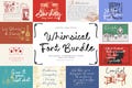 Whimsical Font Bundle Handwritten Wedding Script Font for Invitations Cricut Font Wedding Invitation Fonts Quickly Cursive Calligraphy Fonts product logo