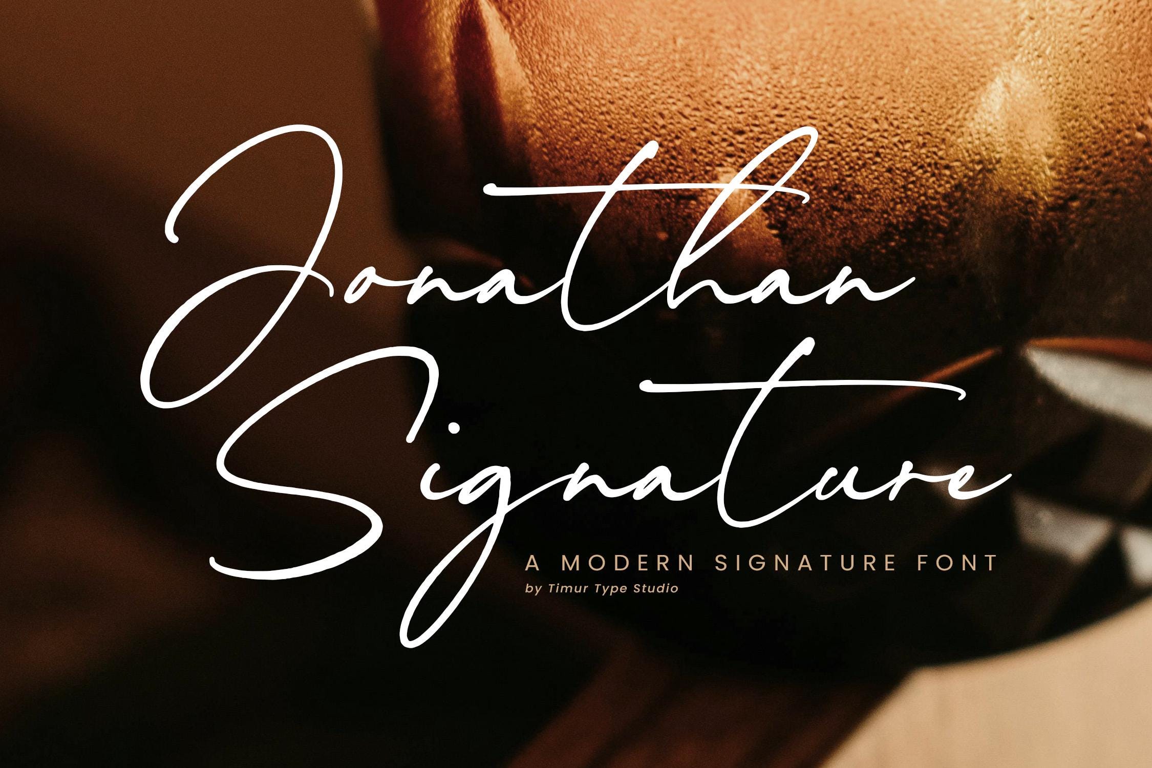 Jonathan Signature - Modern Signature Script Font, Calligraphy Font, Wedding Font, Handwritten, Cricut Font, Commercial Use, Digital Font