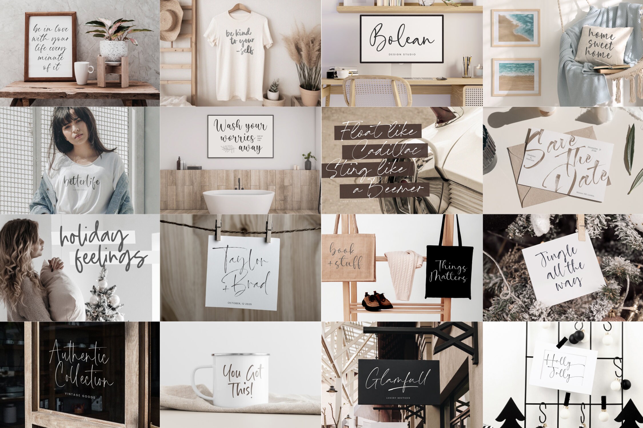 100 Font Bundle - Elegant Script Fonts, Handwritten Font, Wedding Font ...