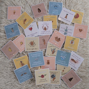 Affermazioni di Hypnobirthing carte di affermazione positiva per la gravidanza e la nascita del bambino mamma regalo ostetrica doula