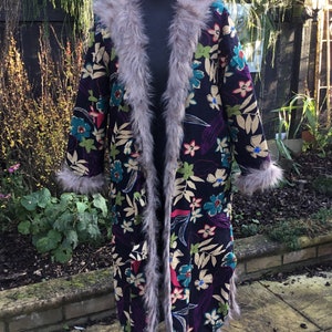 Vintage Style Extra Long Length Winter Coat