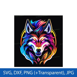 Lupo cattivo, svg dxf png jpg Vector Fairy Tale Wolf Grim Wolf Wolf Head clip art clipart Uso commerciale - Tattoo Logo T-Shirt Plotter