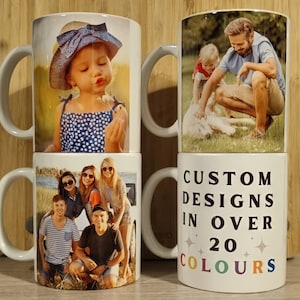 Personalisierte Tasse mit einem beliebigen Textbild oder Logos für geschäftlichen und persönlichen Gebrauch Bild 6