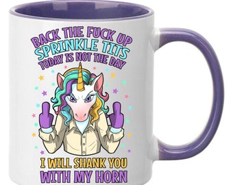 Funny Unicorn Coffee Mug: Sarcastic Novelty Gift - 11oz