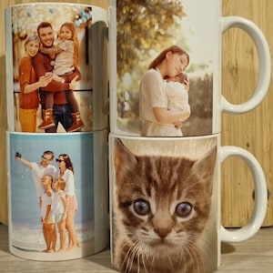 Personalisierte Tasse mit einem beliebigen Textbild oder Logos für geschäftlichen und persönlichen Gebrauch Bild 5