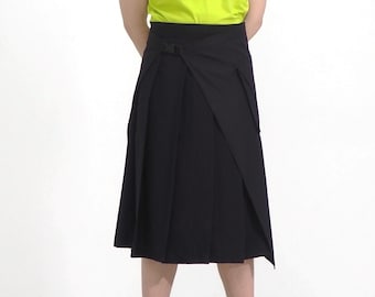 Men&#39;s pleated skirt with the cape  “R.I.P. STEREOTYPES”