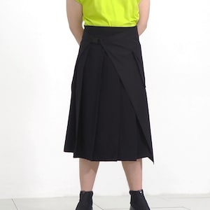 Men&#39;s pleated skirt with the cape  “R.I.P. STEREOTYPES”