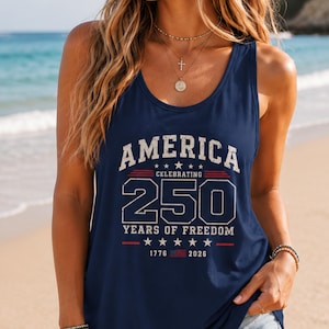 American Flag Tank Top - Etsy
