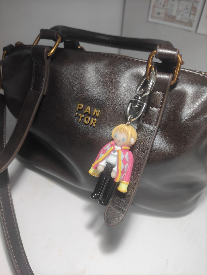 Handmade Howl from Howl's Moving Castle Keychain, Ghibli Charm image 5