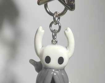 Handmade Hollow Knight Polymer Clay Bag Charm